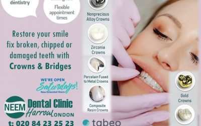 Restore your smile - fix broken, chipped or damaged teeth with Crowns & Bridges